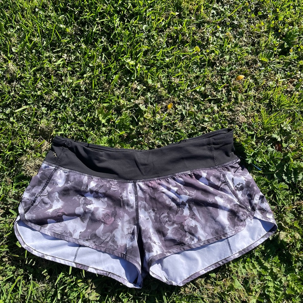 Lululemon Rose Pattern Shorts - image 2